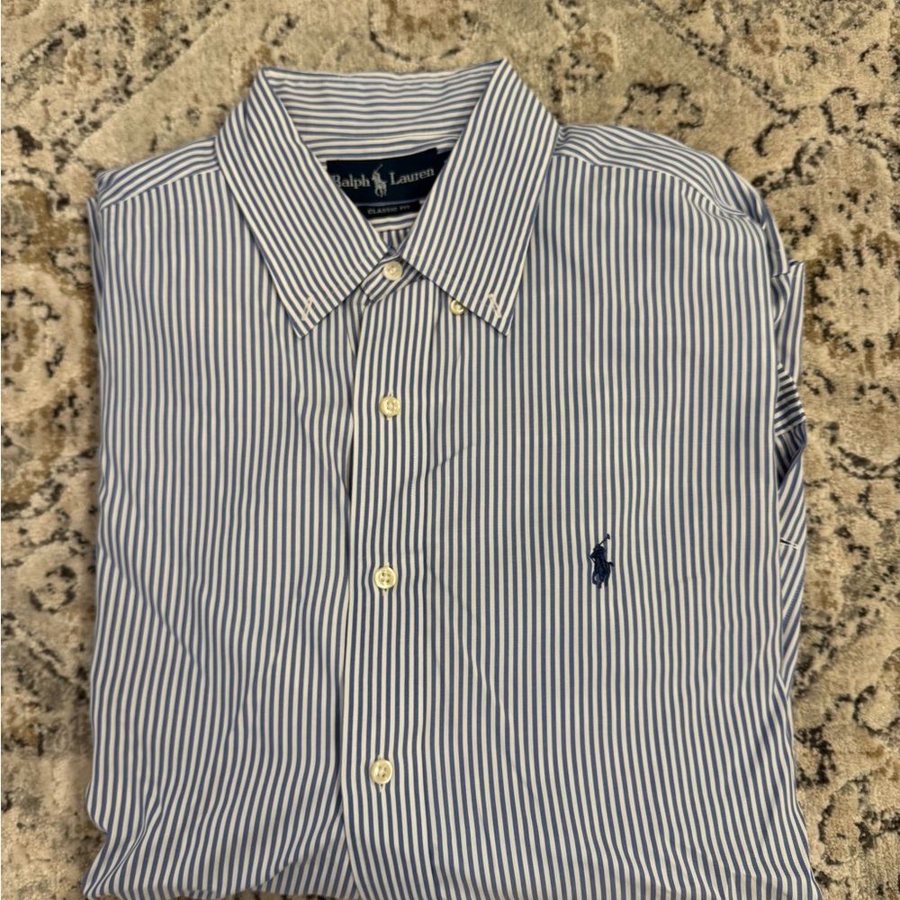 Men’s Ralph Lauren Classic Fit Long Sleeve Button Up shirt